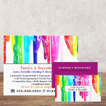 Multicolored Paint Drips, Painter & Decorator Flyer<br><div class="desc">Multicolored Paint Drips,  Painter & Decorator Advertising Flyer by The Business Card Store.</div>