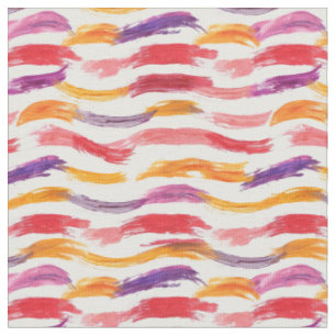 Multicolored paint strokes fabric