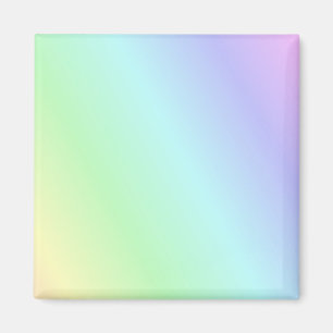 multicolored pastel palette, rainbow of colors magnet