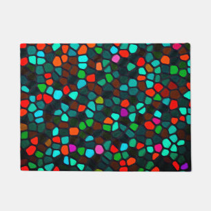 Multicolored Pattern Doormat
