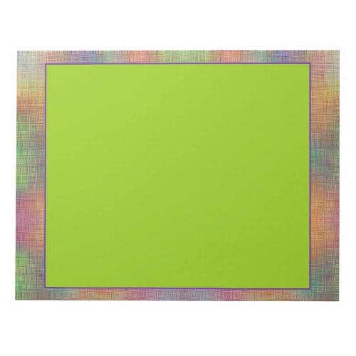 Multicolored Pattern  Notepad