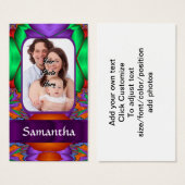 Multicolored personalized fractal (Front & Back)