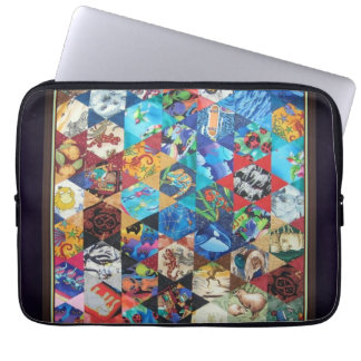Multicolored Pop Arts Pattern Laptop Sleeve