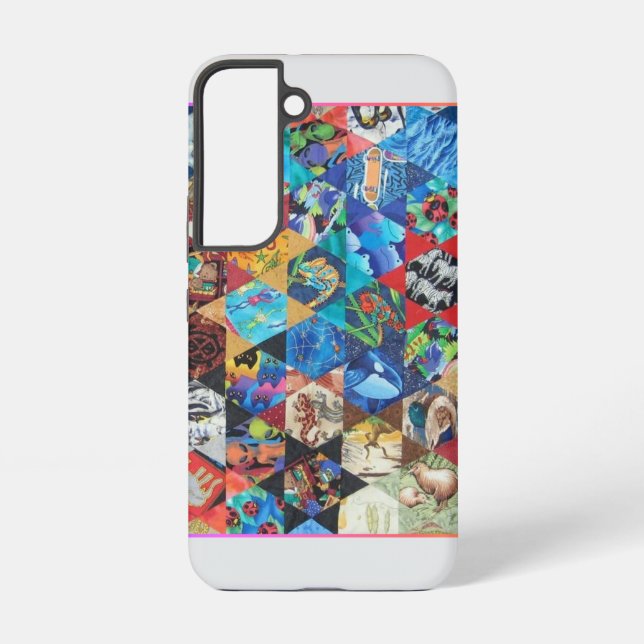 Multicolored Pop Arts Pattern Samsung Galaxy Case (Back)