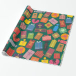 Multicolored Presents Wrapping Paper