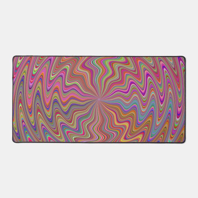 Multicolored Psychedelic Squiggles Design 
