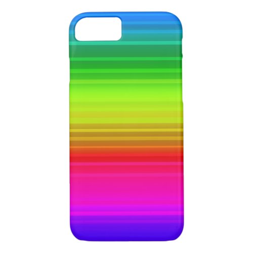 Multicolored rainbow iPhone 87 case