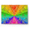 Multicolored rainbow colored damask
