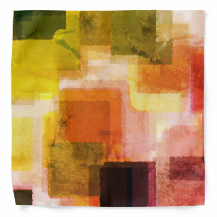 Multicolored Rustic Abstract Bandana