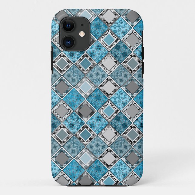 Multicolored , rustic , patchwork , patches   Case (Back)