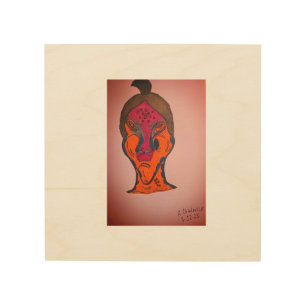 Multicolored Science Fiction Wood Wall Art