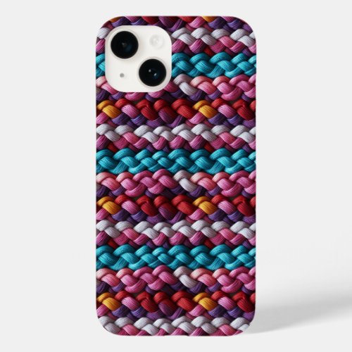Multicolored Seamless Braided Yarn  Case_Mate iPhone 14 Case