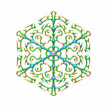 Multicolored Snowflake 1 Statuette<br><div class="desc">Multicolored Snowflake 1

You can add your own words,  pictures,  and/or change the background color (on some items) using Zazzle's great customization tools.   This image is available on dozens of other products too.</div>