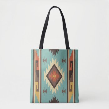 Multicolored Southwestern Tote Bag by Letsrendevoo at Zazzle