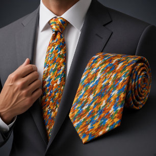 Multicolored Sprinkles for Festive Elegance Neck Tie