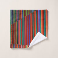 Multicolored striped illustration