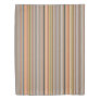 Multicolored Striped Pattern Duvet Cover