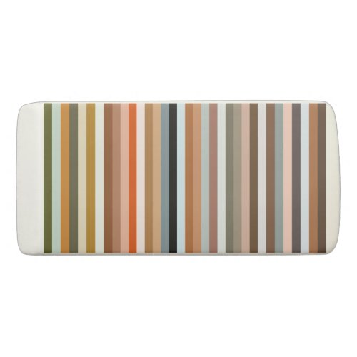 Multicolored Striped Pattern  Eraser
