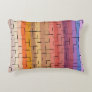 Multicolored Stripes Accent Pillow