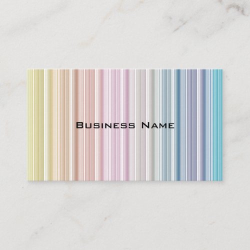 Multicolored Stripes Business Card