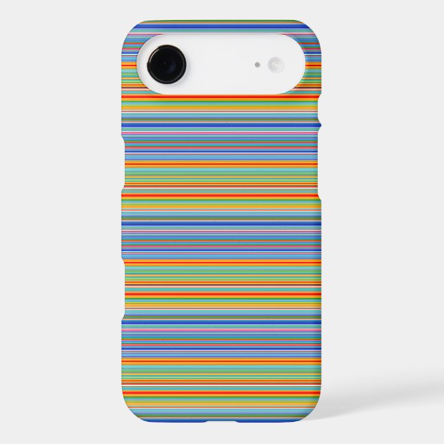 Multicolored Stripes Case-Mate iPhone Case (Back)