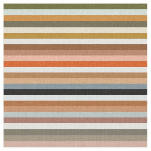 Multicolored Stripes Fabric