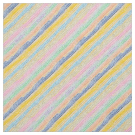 Multicolored Stripes Fabric