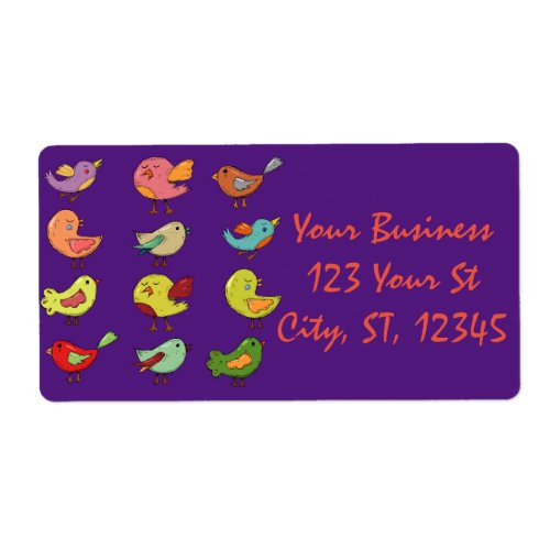 Multicolored Sweet Songbirds Thunder_Cove Label