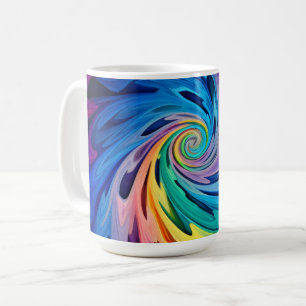 Multicolored Swirls Coffee Mug