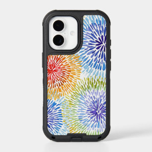 Multicolored tie dye bursts (all phones) iPhone 17 case