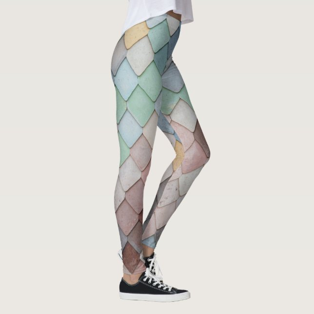Multicolored Tiles Leggings (Right)