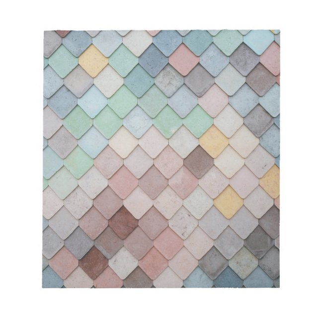 Multicolored Tiles Notepad (Front)