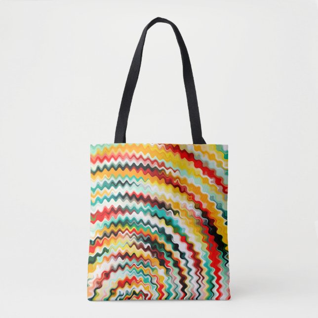 Multicolored Tote Bag (Front)