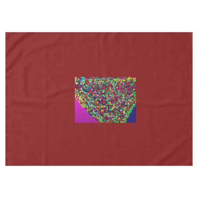 Multicolored Tree Between Worlds Tablecloth (Front (Horizontal))