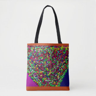 Multicolored Tree Between Worlds Tote Bag