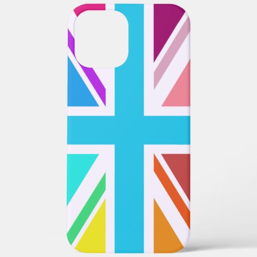 Multicolored Union JackFlag Design Case_Mate iPh iPhone 12 Pro Max Case