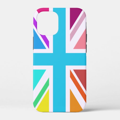 Multicolored Union JackFlag Design Case_Mate iPh iPhone 12 Mini Case