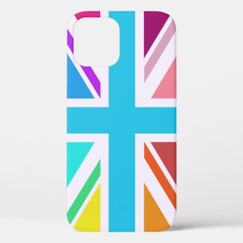 Multicolored Union JackFlag Design Case_Mate iPh iPhone 12 Pro Case