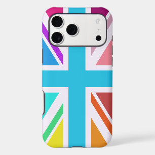 Multicolored Union Jack/Flag Design iPhone 17 Pro Max Case