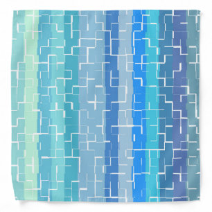 Multicolored Unique Striped Pattern Bandana