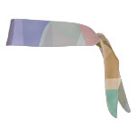 [ Thumbnail: Multicolored Watercolor Look Blob Pattern Headband ]