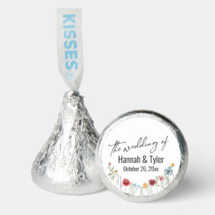 Multicolored Watercolor Meadow Wildflower Hershey®'s Kisses®