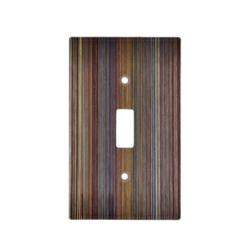 Multicolored Weaves Brown Rust Grey Plum Light Switch Cover