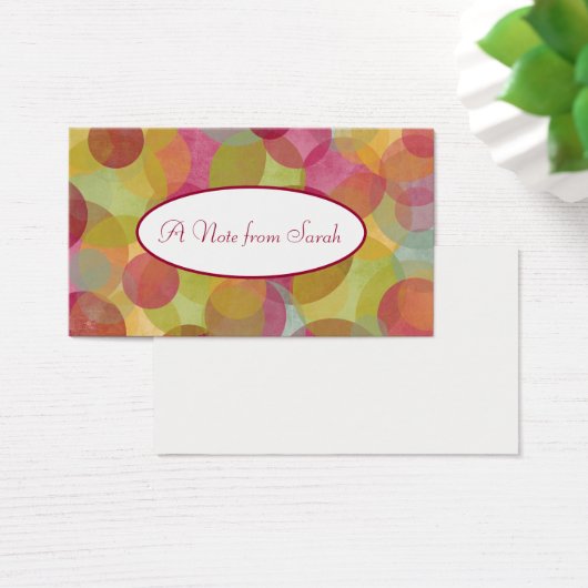 Multicolored, Whimsical Bubbles for Tiny Notes (Desk)
