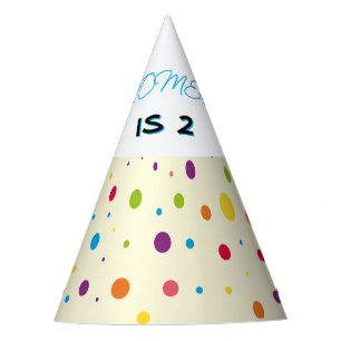 Multicolour Dot Birthday Party Hat