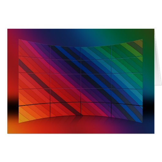 Multicolour Transition With Grid Cards (Front Horizontal)