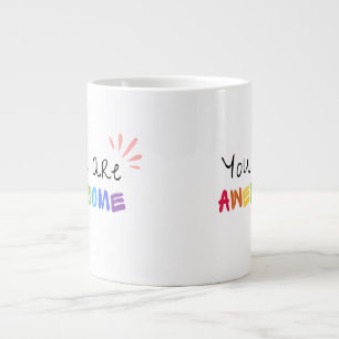 Multicolour Vibrant Positive Words Specialty Mug