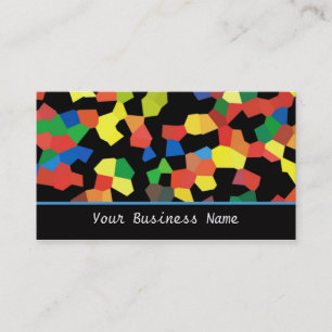 Multicoloured Abstract Business Card