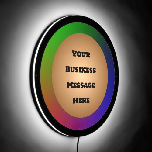  Multicoloured Business Design Illuminated Sign