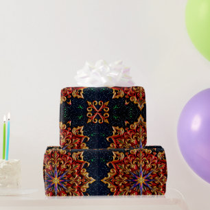 ~ Multicoloured Christmas Gifts ~ Wrapping Paper